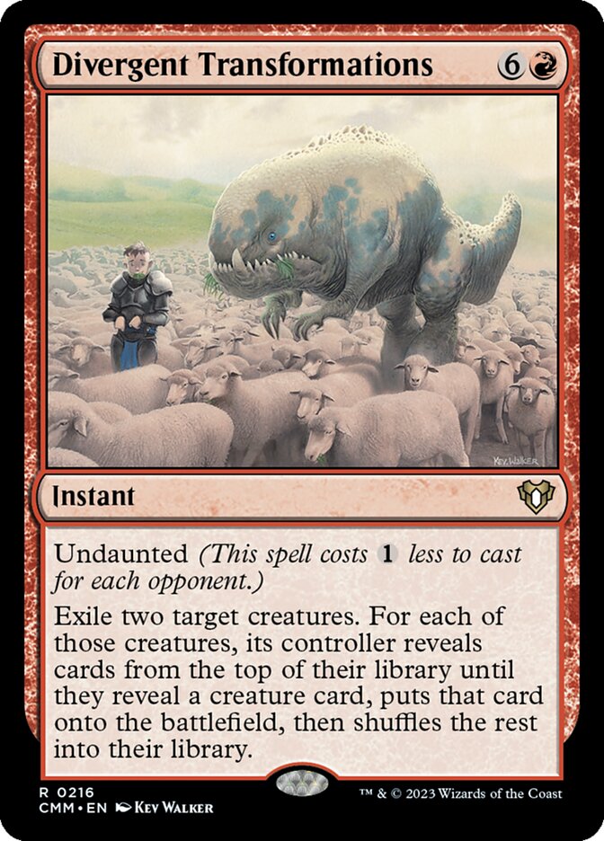 Divergent Transformations 216/451 (Commander Masters)  | Chromatic Games