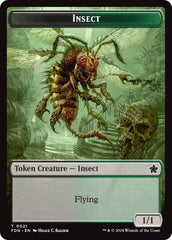 Goblin // Insect Doubled-Sided Token [Foundations Tokens] | Chromatic Games