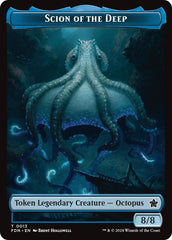 Scion of the Deep // Koma's Coil Doubled-Sided Token [Foundations Tokens] | Chromatic Games