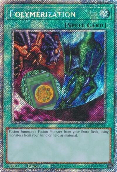 Polymerization (Alternate Art) (Platinum Secret Rare) [RA03-EN051] Platinum Secret Rare | Chromatic Games