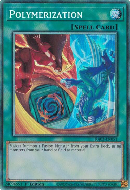 Polymerization (B) (HERO Art) (PCR) [RA03-EN051] Prismatic Collector's Rare | Chromatic Games