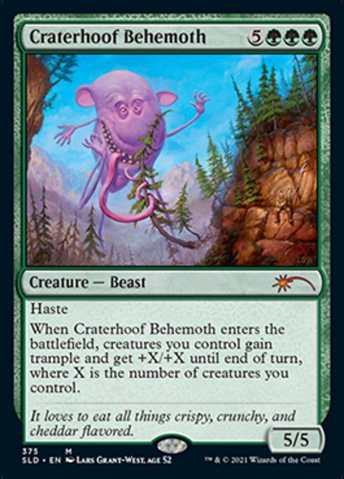 Craterhoof Behemoth (375) [Secret Lair Drop Series] | Chromatic Games