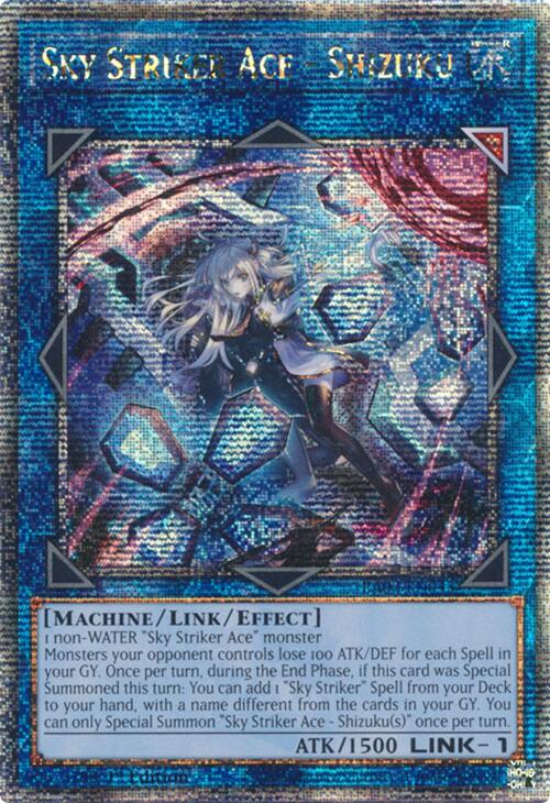 Sky Striker Ace - Shizuku (Alternate Art) (Quarter Century Secret Rare) [RA03-EN043] Quarter Century Secret Rare | Chromatic Games