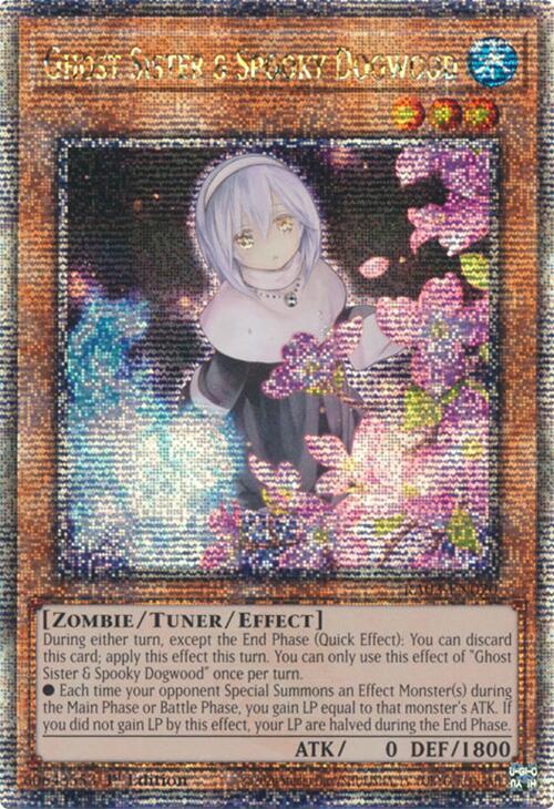 Ghost Sister & Spooky Dogwood (Alternate Art) (Quarter Century Secret Rare) [RA03-EN020] Quarter Century Secret Rare | Chromatic Games