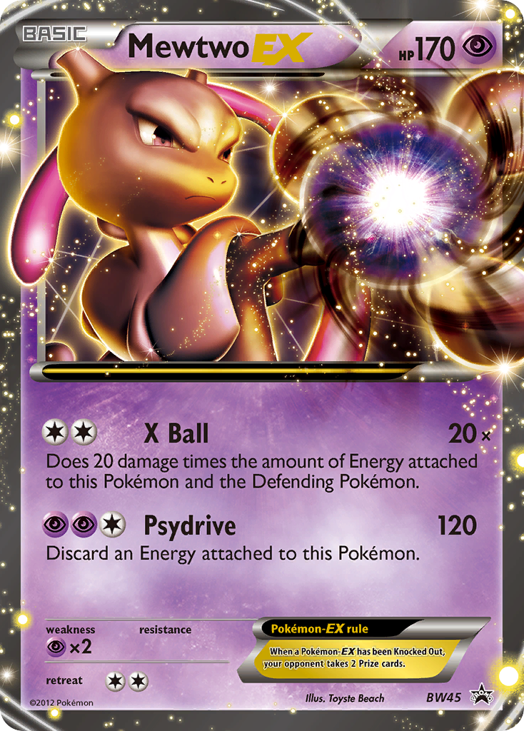 Mewtwo EX (BW45) [Black & White: Black Star Promos] | Chromatic Games