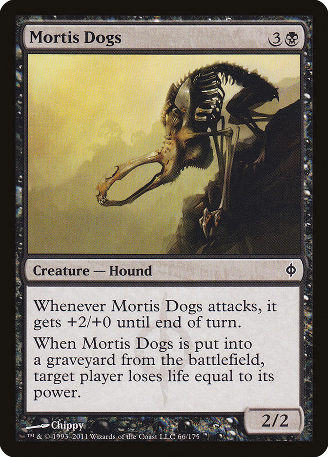 Mortis Dogs 66/175 (New Phyrexia)  | Chromatic Games