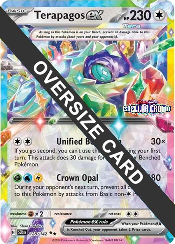 Terapagos ex (128/142) (Jumbo Card) [Scarlet & Violet: Black Star Promos] | Chromatic Games