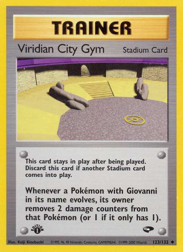 Viridian City Gym (123/132) [Gym Challenge 1st Edition] | Chromatic Games