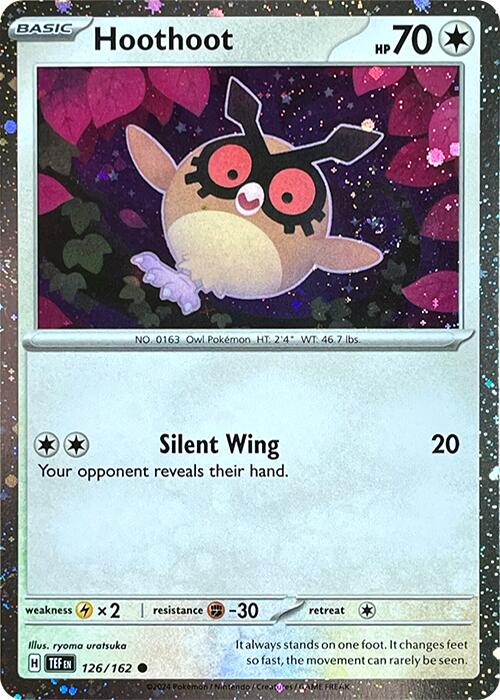 Hoothoot (126/162) (Cosmos Holo) [Scarlet & Violet: Black Star Promos] | Chromatic Games
