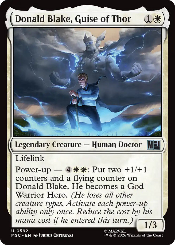 Donald Blake, Guise of Thor [Marvel Super Heroes Commander] | Chromatic Games