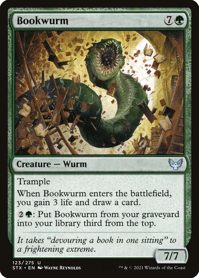 Bookwurm 123 (Strixhaven: School of Mages)  | Chromatic Games