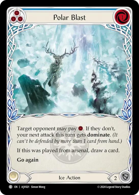 Polar Blast (Blue) [AJV021] (Armory Deck: Jarl Vetreidi) | Chromatic Games