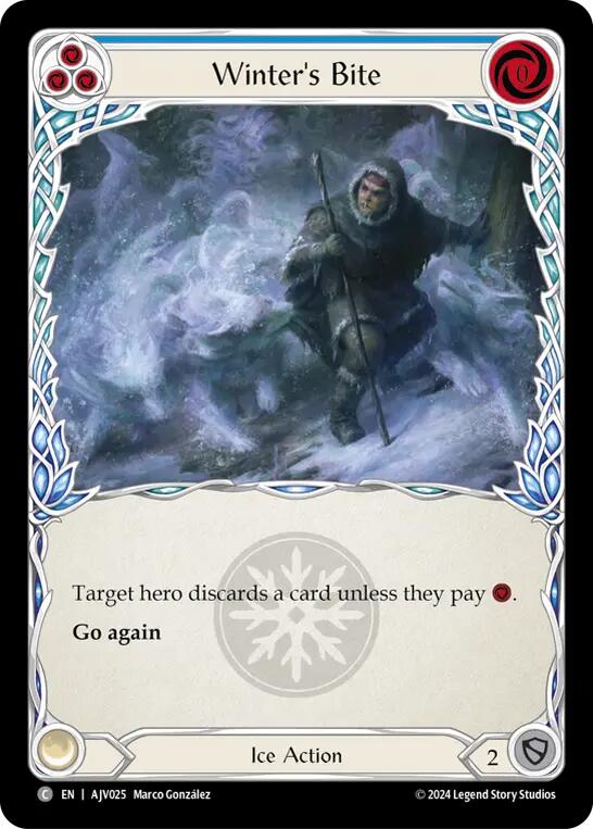 Winter's Bite (Blue) [AJV025] (Armory Deck: Jarl Vetreidi) | Chromatic Games