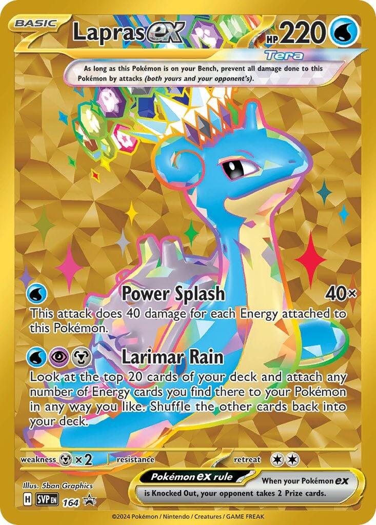 Lapras ex (164) [Scarlet & Violet: Black Star Promos] | Chromatic Games