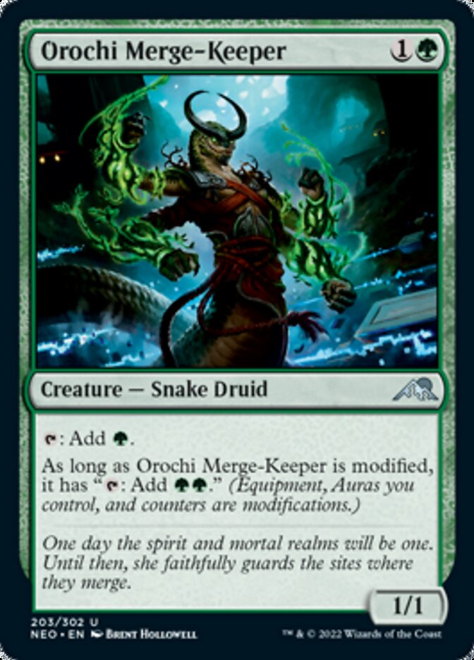 Orochi Merge-Keeper [Kamigawa: Neon Dynasty] | Chromatic Games