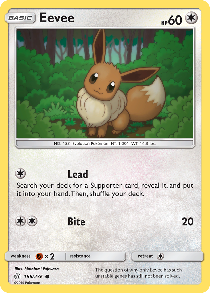 Eevee (166/236) [Sun & Moon: Cosmic Eclipse] | Chromatic Games