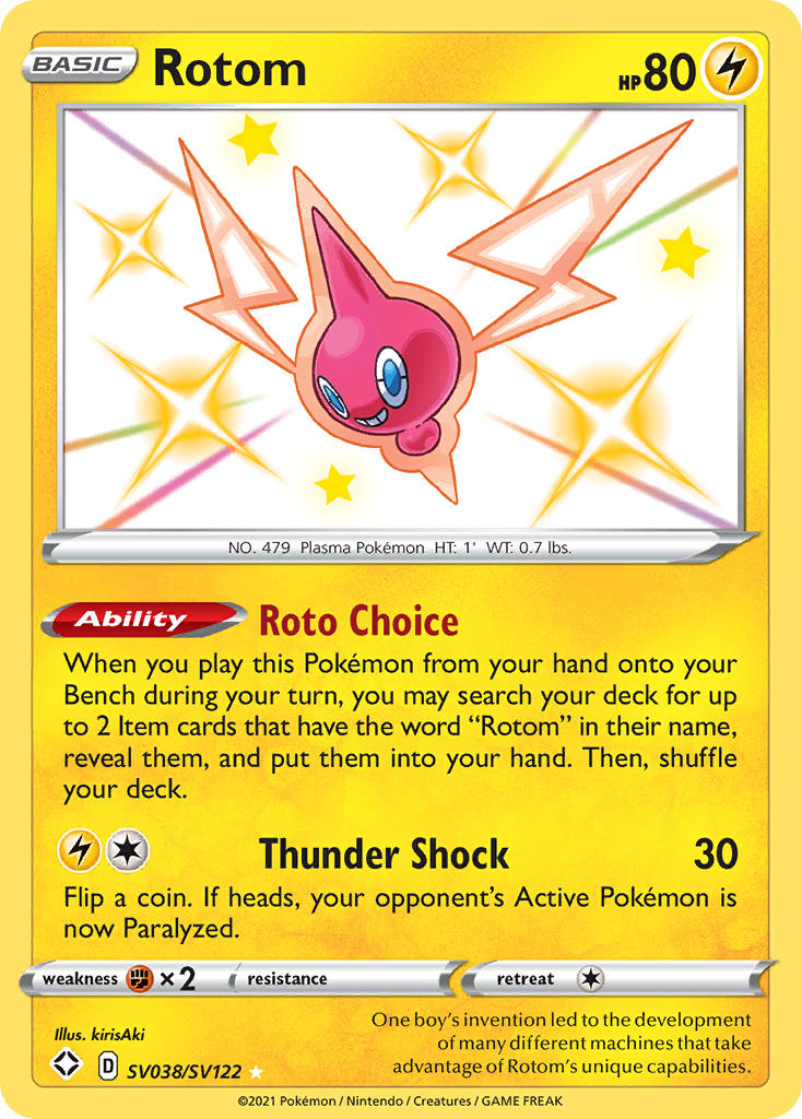 Rotom (SV038/SV122) [Sword & Shield: Shining Fates] | Chromatic Games