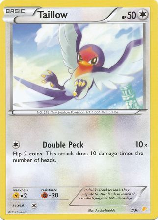 Taillow (7/30) [XY: Trainer Kit 3 - Pikachu Libre] | Chromatic Games