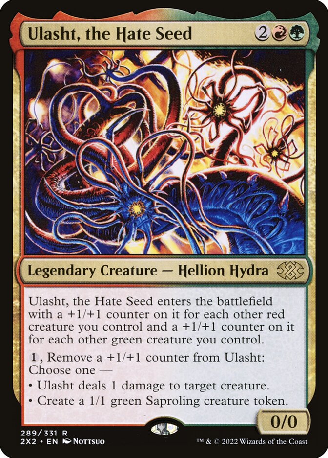 Ulasht, the Hate Seed 289/331 (Double Masters 2022)  - Foil | Chromatic Games