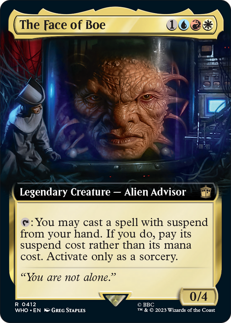 The Face of Boe (Extended Art) [Doctor Who] | Chromatic Games