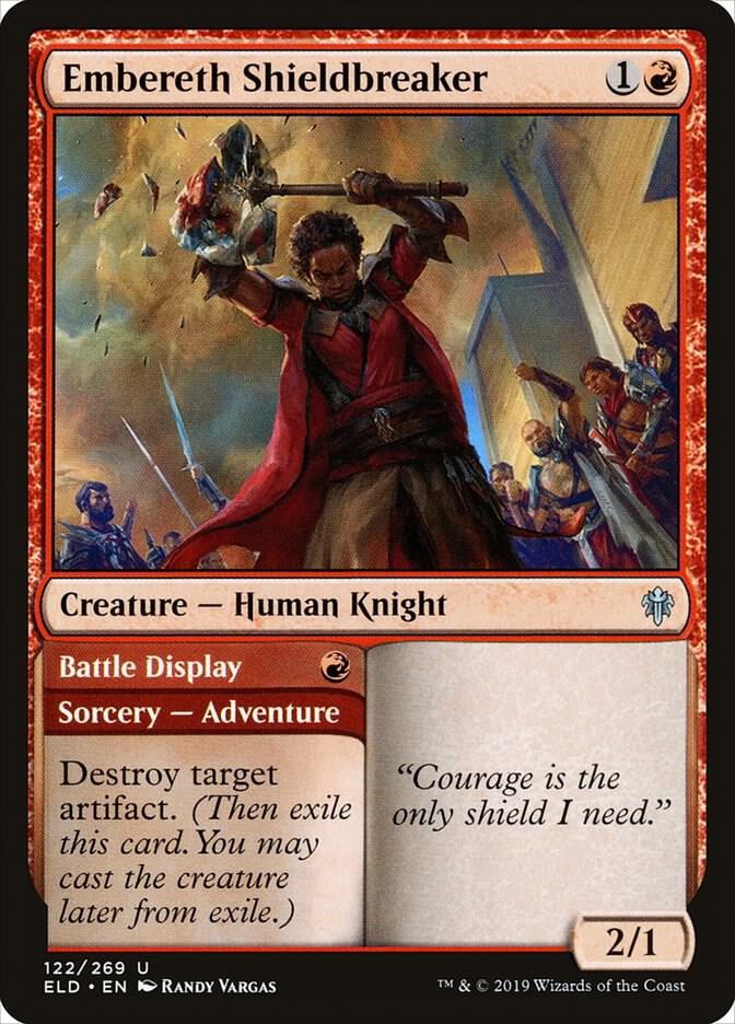 Embereth Shieldbreaker // Battle Display 122/269 (Throne of Eldraine)  | Chromatic Games