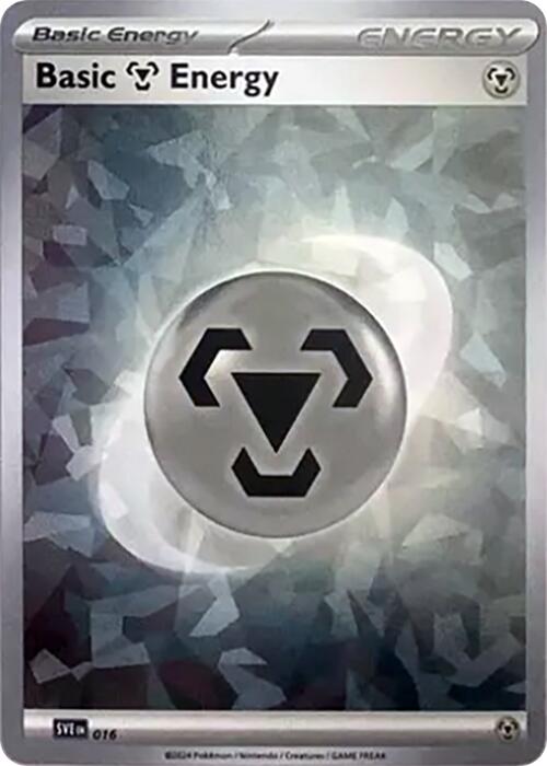 Basic Metal Energy (016) (Cracked Ice Holo) [Scarlet & Violet: Stellar Crown] | Chromatic Games