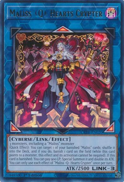 Maliss Q Hearts Crypter [CRBR-EN020] Ultra Rare | Chromatic Games