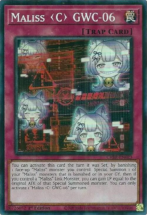 Maliss C GWC-06 (SR) [CRBR-EN023] Super Rare | Chromatic Games