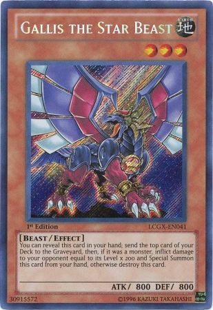 Gallis the Star Beast [LCGX-EN041] Secret Rare | Chromatic Games