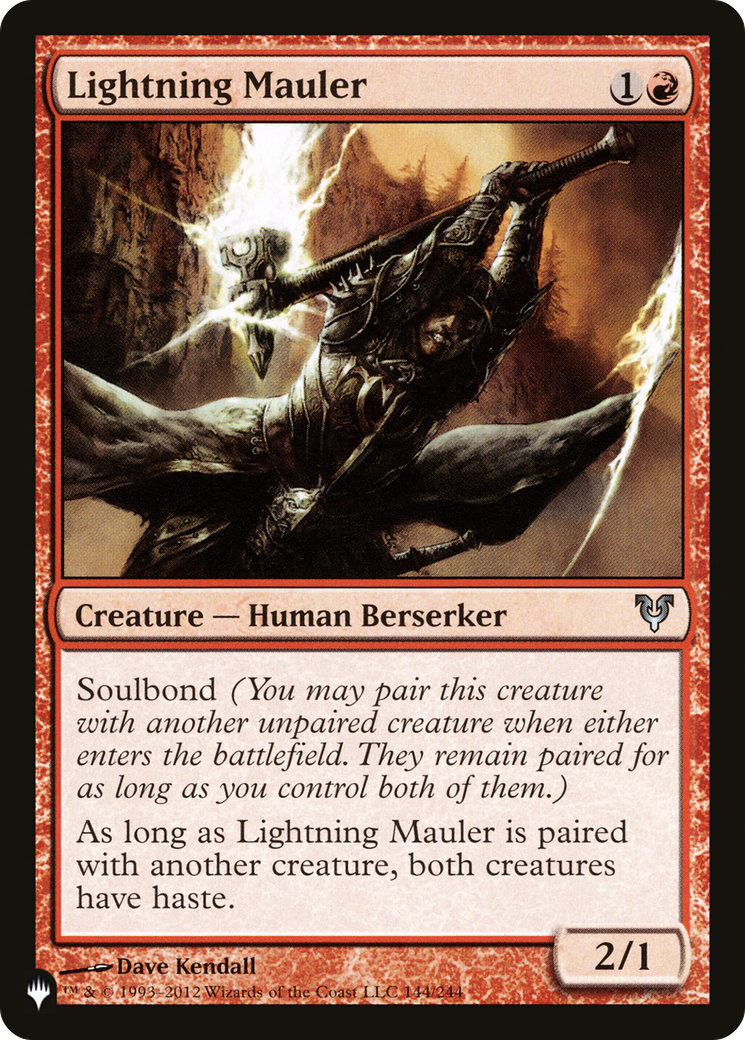 Lightning Mauler [The List Reprints] | Chromatic Games