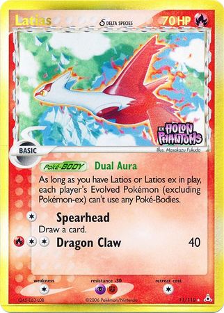 Latias (11/110) (Delta Species) (Stamped) [EX: Holon Phantoms] | Chromatic Games