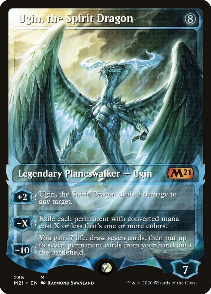 Ugin, the Spirit Dragon 285 (Core Set 2021)  - Showcase | Chromatic Games