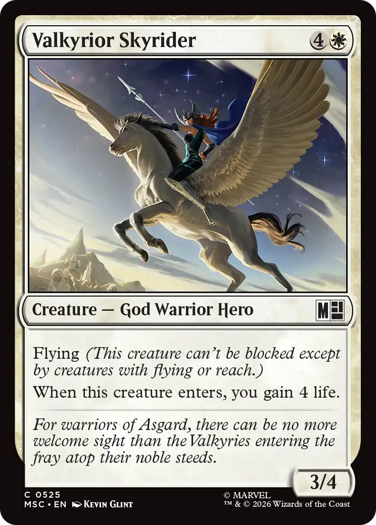 Valkyrior Skyrider [Marvel Super Heroes Commander] | Chromatic Games