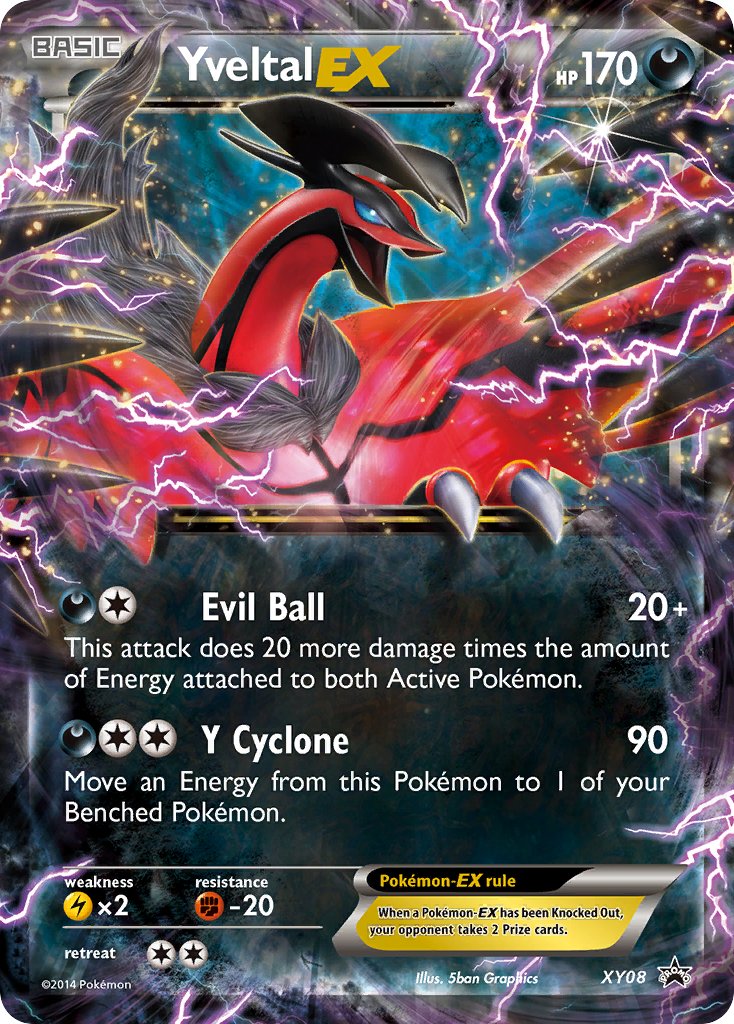 Yveltal EX (XY08) [XY: Black Star Promos] | Chromatic Games