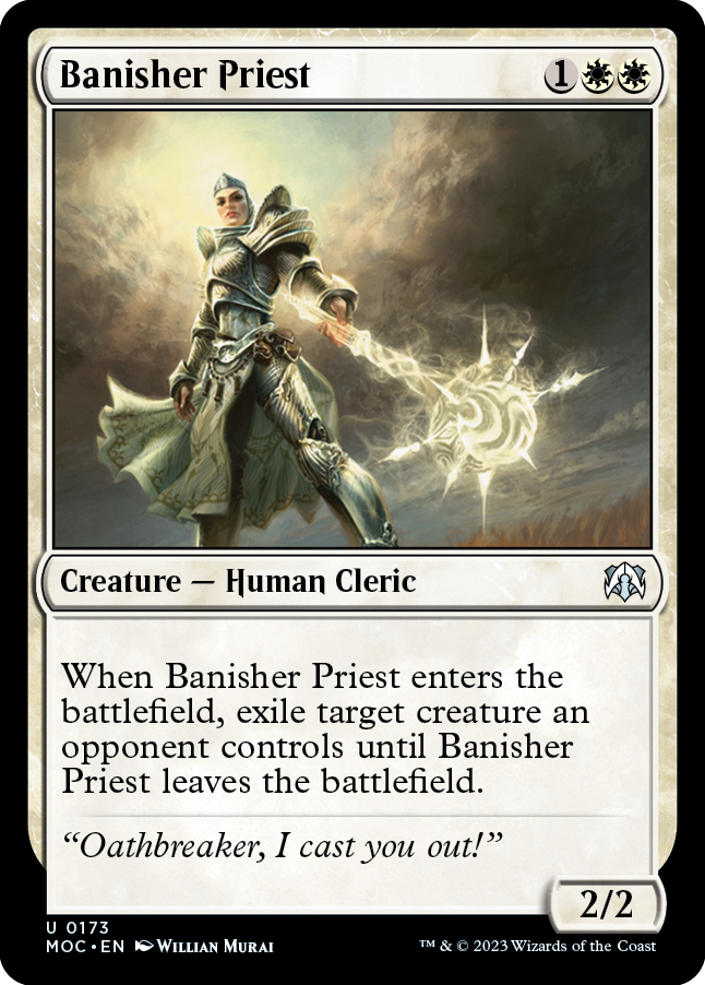 Banisher Priest [March of the Machine Commander] | Chromatic Games