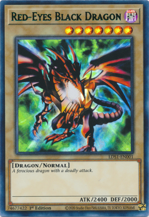 Red-Eyes Black Dragon (Green) [LDS1-EN001] Ultra Rare | Chromatic Games