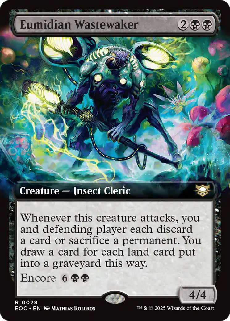 Eumidian Wastewaker (Extended Art) [Edge of Eternities Commander] | Chromatic Games