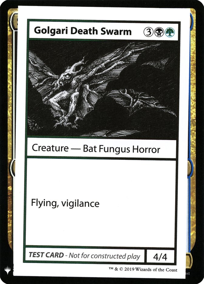 Golgari Death Swarm [Mystery Booster Playtest Cards] | Chromatic Games