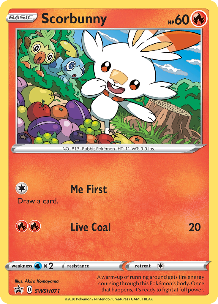 Scorbunny (SWSH071) [Sword & Shield: Black Star Promos] | Chromatic Games