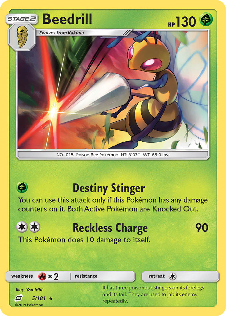 Beedrill (5/181) [Sun & Moon: Team Up] | Chromatic Games