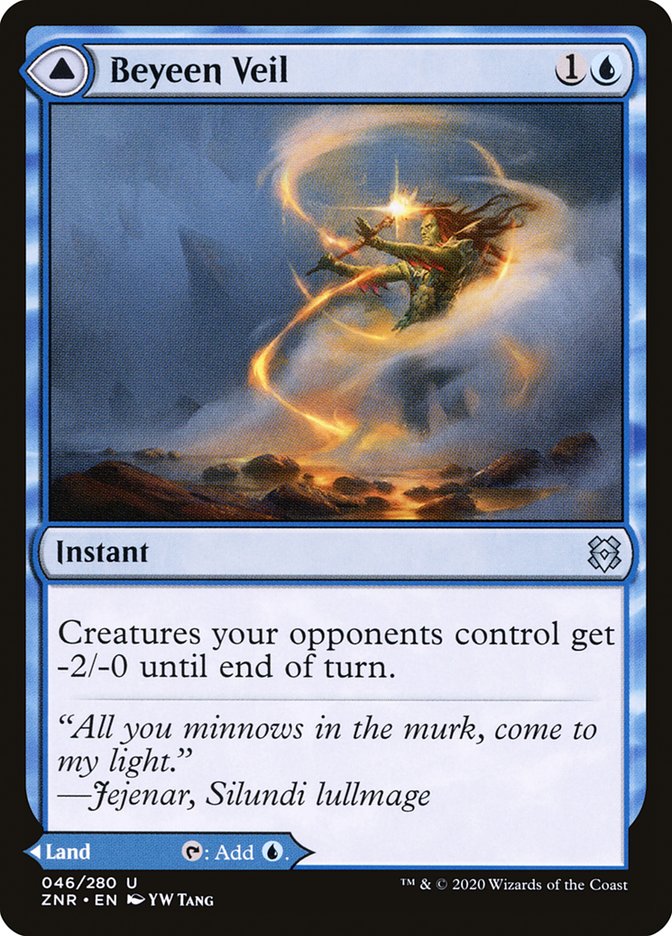 Beyeen Veil // Beyeen Coast 46/280 (Zendikar Rising)  - Foil | Chromatic Games