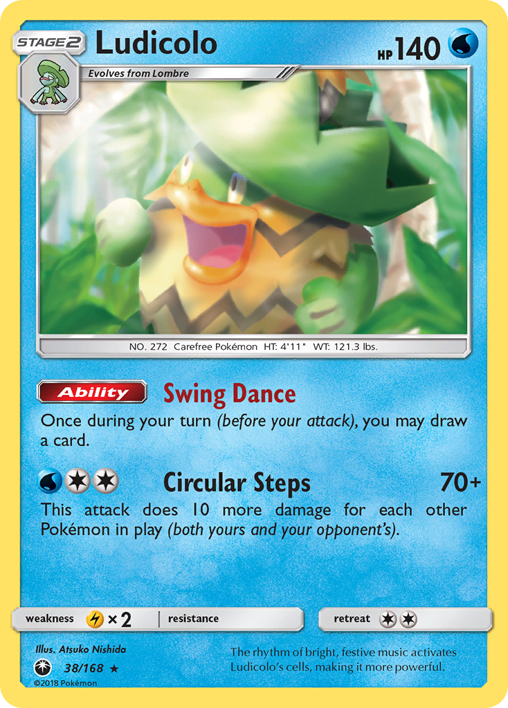 Ludicolo (38/168) [Sun & Moon: Celestial Storm] | Chromatic Games