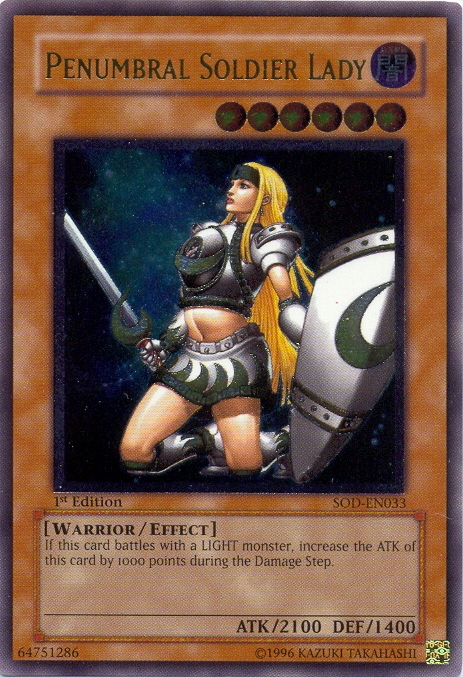 Penumbral Soldier Lady [SOD-EN033] Ultimate Rare | Chromatic Games