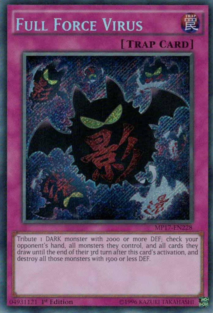 Full Force Virus [MP17-EN228] Secret Rare | Chromatic Games