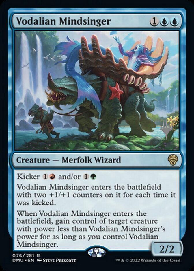 Vodalian Mindsinger (Promo Pack) [Dominaria United Promos] | Chromatic Games