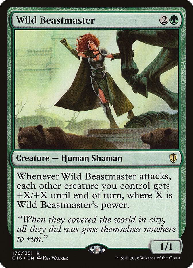 Wild Beastmaster 176/351 (Commander 2016)  | Chromatic Games