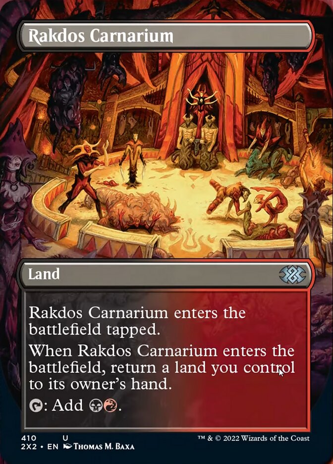 Rakdos Carnarium (Borderless Alternate Art) [Double Masters 2022] | Chromatic Games