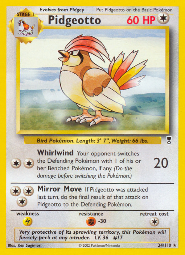 Pidgeotto (34/110) [Legendary Collection] | Chromatic Games