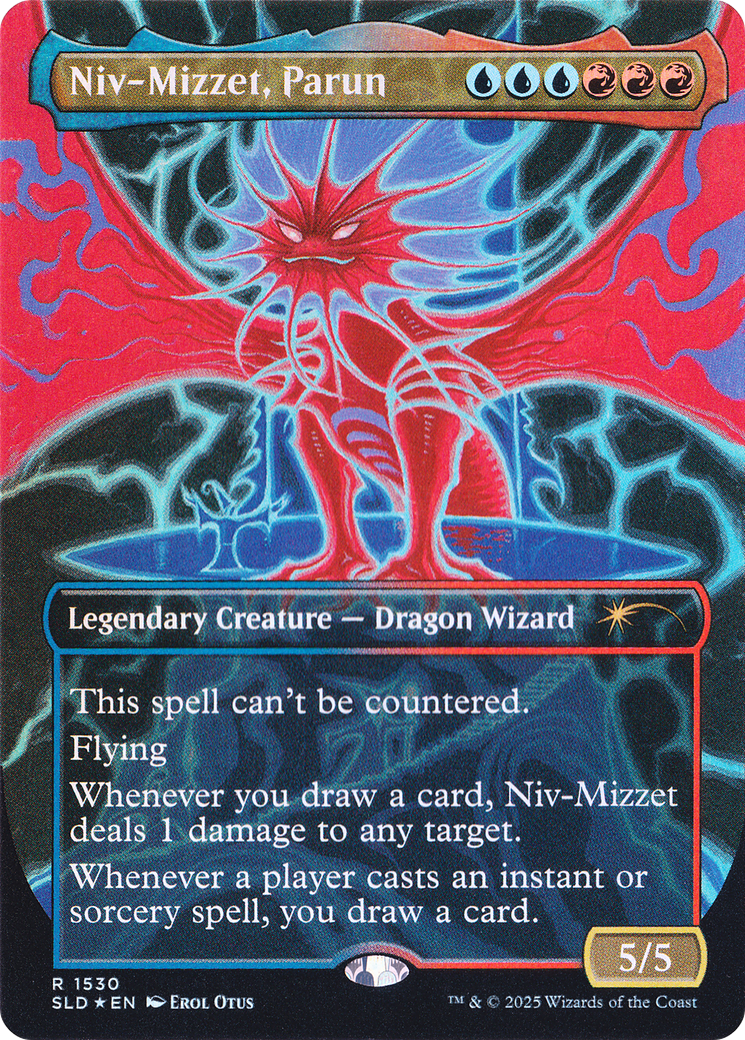 Niv-Mizzet, Parun (Rainbow Foil) [Secret Lair Drop Series] | Chromatic Games
