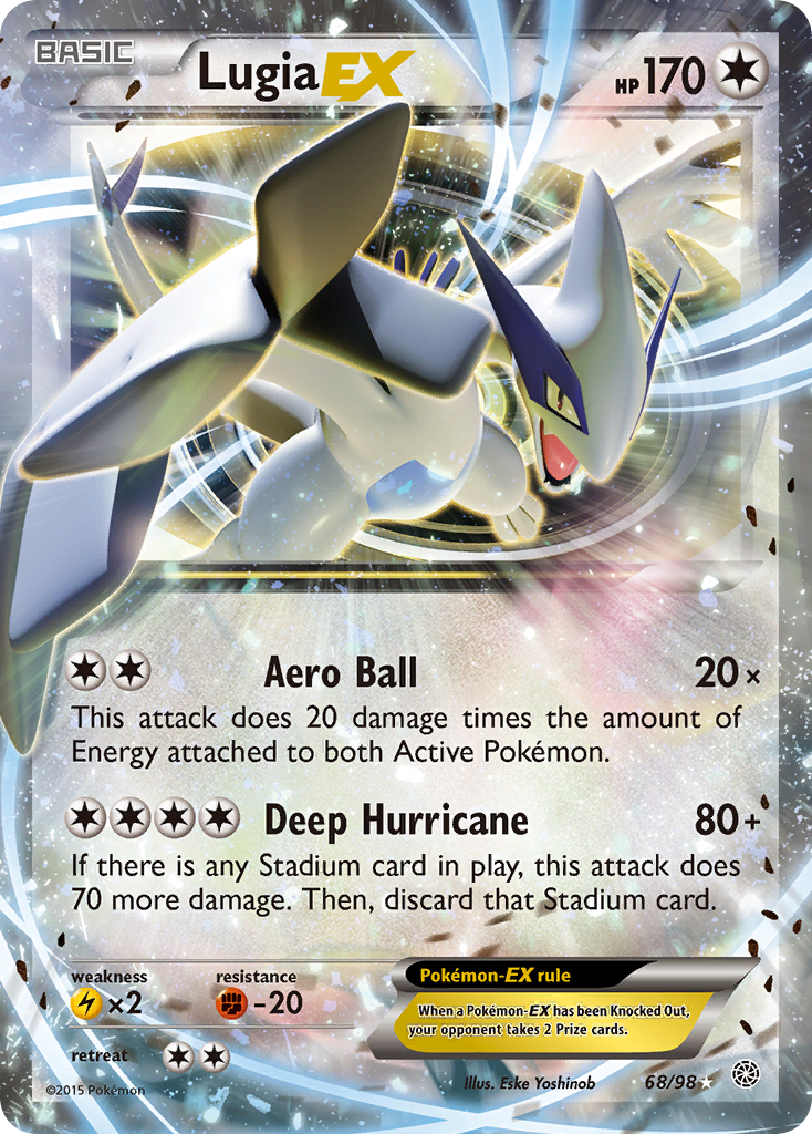 Lugia EX (68/98) [XY: Ancient Origins] | Chromatic Games